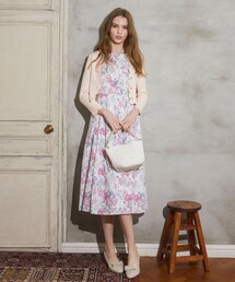 ♡100トッカ♡TOCCA♡ピンクチュールワンピースドレス♡リボン花柄フォーマル トッカ ふんわりチュールの華やかなドレス(ピンク) 140/160