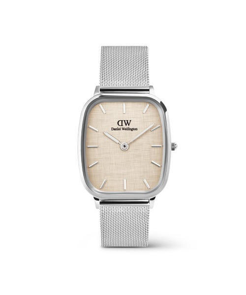 Daniel Wellington(ダニエルウェリントン)の「Marlon Sterling Linen 32×36.5MM ローズゴールド/シルバー(アナログ腕時計・メンズ・シルバー/ピンクゴールド・ONE SIZE)」の3枚目の写真