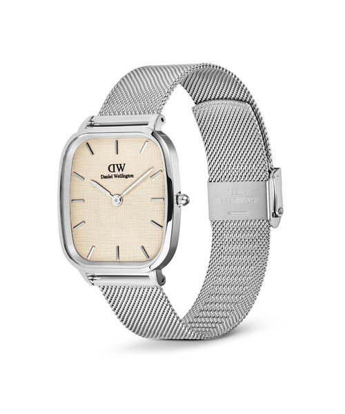 Daniel Wellington(ダニエルウェリントン)の「Marlon Sterling Linen 32×36.5MM ローズゴールド/シルバー(アナログ腕時計・メンズ・シルバー/ピンクゴールド・ONE SIZE)」の4枚目の写真