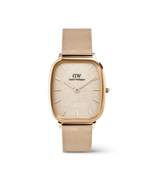 Daniel Wellington(ダニエルウェリントン)の「Marlon Sterling Linen 32×36.5MM ローズゴールド/シルバー(アナログ腕時計・メンズ・シルバー/ピンクゴールド・ONE SIZE)」の6枚目の写真
