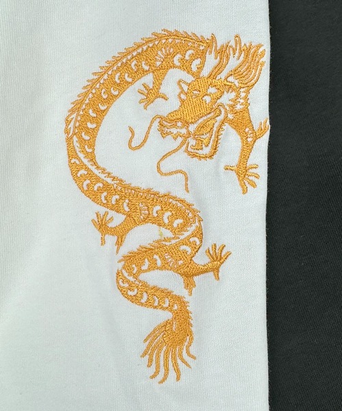 JACKROSE(ジャックローズ)の「YOIDORE チベタン ラグラン 7分 TEE(Tシャツ/カットソー・メンズ・ブラック/ホワイト・M/L/XL)」の12枚目の写真