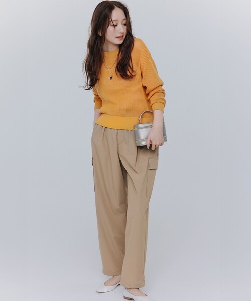 23区 S(ニジュウサンクチイサイサイズ)の「【撥水加工/洗える】ナイロン2WAYストレッチ パラシュート パンツ(その他パンツ・レディース・グレー系/ブラウン系/ベージュ系・30/32/34)」の5枚目の写真