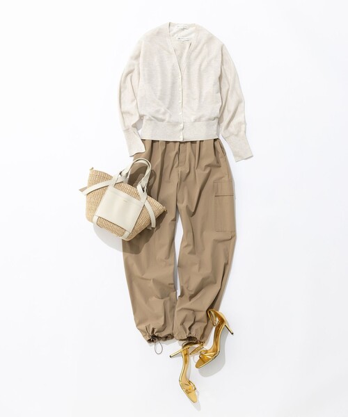 23区 S(ニジュウサンクチイサイサイズ)の「【撥水加工/洗える】ナイロン2WAYストレッチ パラシュート パンツ(その他パンツ・レディース・グレー系/ブラウン系/ベージュ系・30/32/34)」の20枚目の写真