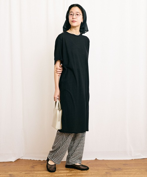 fig Ｌondon（フィグロンドン）の「●silhouette　pants（その他パンツ・レディース・チェック/ブラック・FREE）」の17枚目の写真