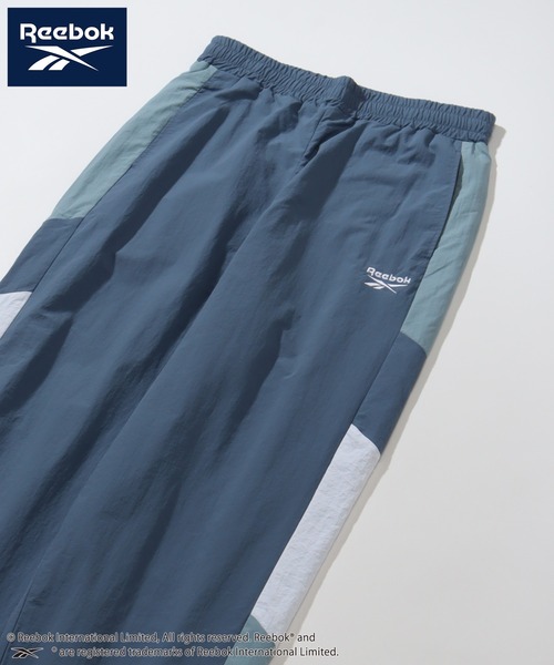 Reebok（リーボック）の「【Reebok/リーボック】別注 裏メッシュ ナイロントラックパンツ（その他パンツ・メンズ・グレイッシュベージュ/ブラック/サックスブルー/グリーン・M/LL/L）」の8枚目の写真