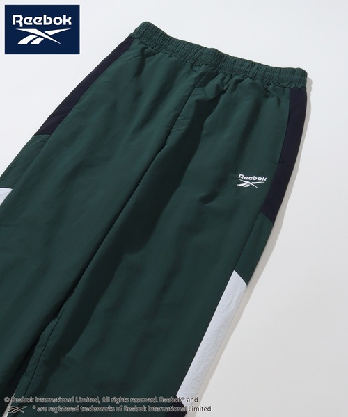 Reebok（リーボック）の「【Reebok/リーボック】別注 裏メッシュ ナイロントラックパンツ（その他パンツ・メンズ・グレイッシュベージュ/ブラック/サックスブルー/グリーン・M/LL/L）」の7枚目の写真