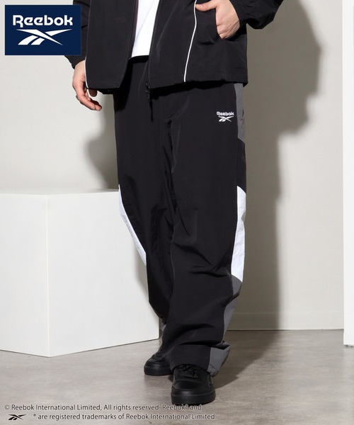 Reebok（リーボック）の「【Reebok/リーボック】別注 裏メッシュ ナイロントラックパンツ（その他パンツ・メンズ・グレイッシュベージュ/ブラック/サックスブルー/グリーン・M/LL/L）」の9枚目の写真