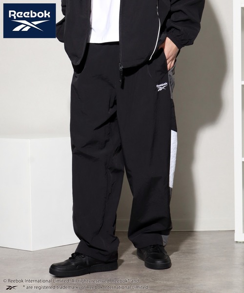 Reebok（リーボック）の「【Reebok/リーボック】別注 裏メッシュ ナイロントラックパンツ（その他パンツ・メンズ・グレイッシュベージュ/ブラック/サックスブルー/グリーン・M/LL/L）」の10枚目の写真