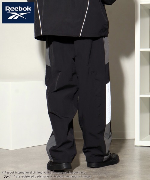 Reebok（リーボック）の「【Reebok/リーボック】別注 裏メッシュ ナイロントラックパンツ（その他パンツ・メンズ・グレイッシュベージュ/ブラック/サックスブルー/グリーン・M/LL/L）」の13枚目の写真
