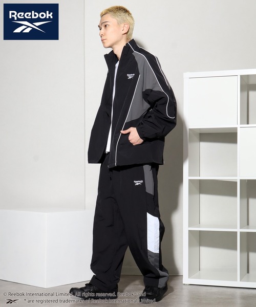 Reebok（リーボック）の「【Reebok/リーボック】別注 裏メッシュ ナイロントラックパンツ（その他パンツ・メンズ・グレイッシュベージュ/ブラック/サックスブルー/グリーン・M/LL/L）」の14枚目の写真