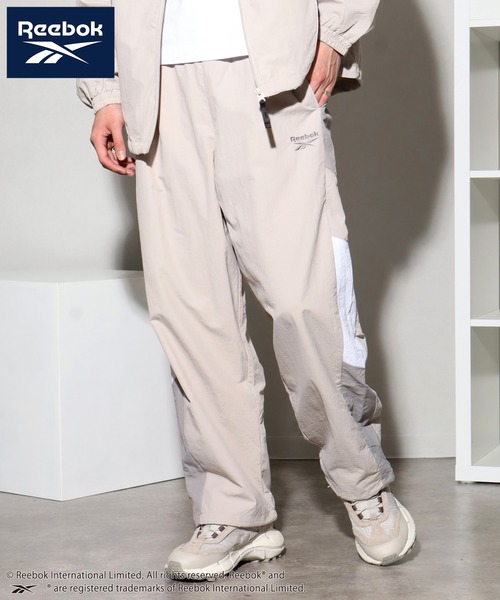 Reebok（リーボック）の「【Reebok/リーボック】別注 裏メッシュ ナイロントラックパンツ（その他パンツ・メンズ・グレイッシュベージュ/ブラック/サックスブルー/グリーン・M/LL/L）」の15枚目の写真