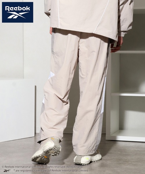 Reebok（リーボック）の「【Reebok/リーボック】別注 裏メッシュ ナイロントラックパンツ（その他パンツ・メンズ・グレイッシュベージュ/ブラック/サックスブルー/グリーン・M/LL/L）」の19枚目の写真