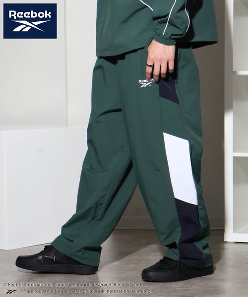 Reebok（リーボック）の「【Reebok/リーボック】別注 裏メッシュ ナイロントラックパンツ（その他パンツ・メンズ・グレイッシュベージュ/ブラック/サックスブルー/グリーン・M/LL/L）」の21枚目の写真