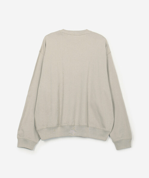 handvaerk（ハンドバーク）の「handvaerk | コットン クルーネック長袖Tシャツ MEN（Tシャツ/カットソー・メンズ・アイボリー/グレイッシュベージュ/グレー/ブラウン系その他・M/L）」の7枚目の写真