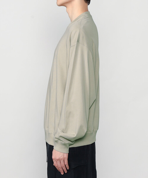 handvaerk（ハンドバーク）の「handvaerk | コットン クルーネック長袖Tシャツ MEN（Tシャツ/カットソー・メンズ・アイボリー/グレイッシュベージュ/グレー/ブラウン系その他・M/L）」の12枚目の写真