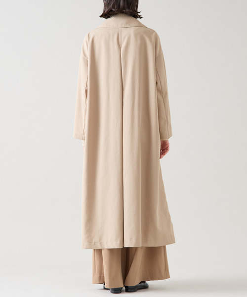 TO BE CHIC｜【WEB限定】ノーカラーダブルウールコート
