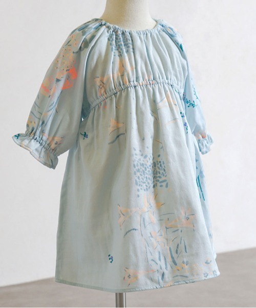 NAOMI ITO（ナオミイトウ）の「【NAOMI ITO(ナオミイトウ)】 サックワンピース 80・90・100・110cm（ワンピース・キッズ・ライトブルー/ピンク・80ｃｍ/90cm/100cm/110cm）」の7枚目の写真