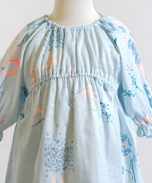 NAOMI ITO（ナオミイトウ）の「【NAOMI ITO(ナオミイトウ)】 サックワンピース 80・90・100・110cm（ワンピース・キッズ・ライトブルー/ピンク・80ｃｍ/90cm/100cm/110cm）」の6枚目の写真