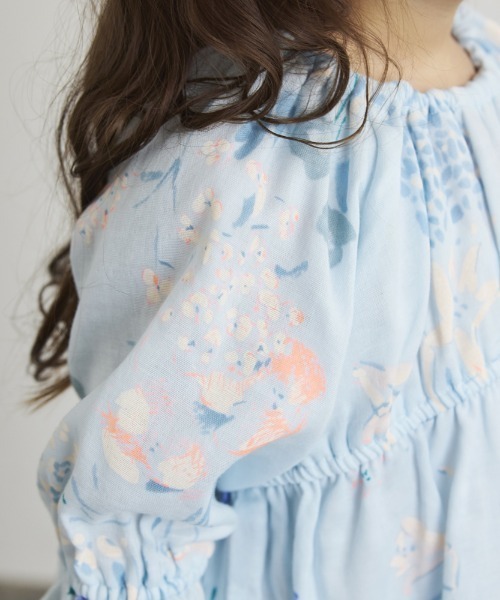 NAOMI ITO（ナオミイトウ）の「【NAOMI ITO(ナオミイトウ)】 サックワンピース 80・90・100・110cm（ワンピース・キッズ・ライトブルー/ピンク・80ｃｍ/90cm/100cm/110cm）」の4枚目の写真