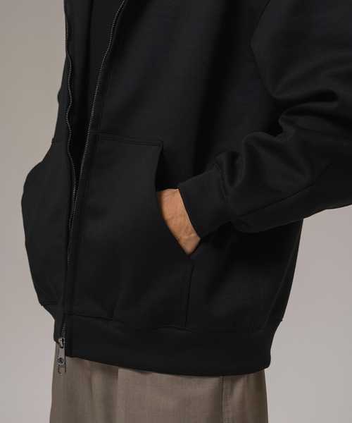 EDIFICE（エディフィス）の「ダブルニット ジップアップパーカー（パーカー・メンズ・ブラウン/グレー/ブラック・LARGE/MEDIUM）」の8枚目の写真