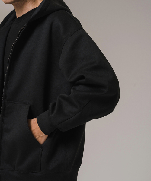 EDIFICE（エディフィス）の「ダブルニット ジップアップパーカー（パーカー・メンズ・ブラウン/グレー/ブラック・LARGE/MEDIUM）」の9枚目の写真