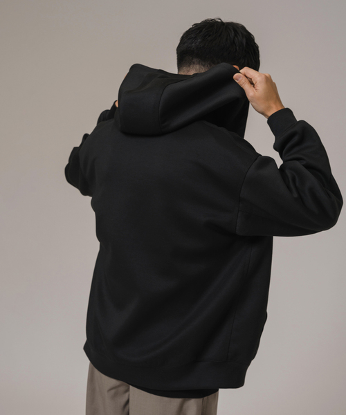 EDIFICE（エディフィス）の「ダブルニット ジップアップパーカー（パーカー・メンズ・ブラウン/グレー/ブラック・LARGE/MEDIUM）」の10枚目の写真