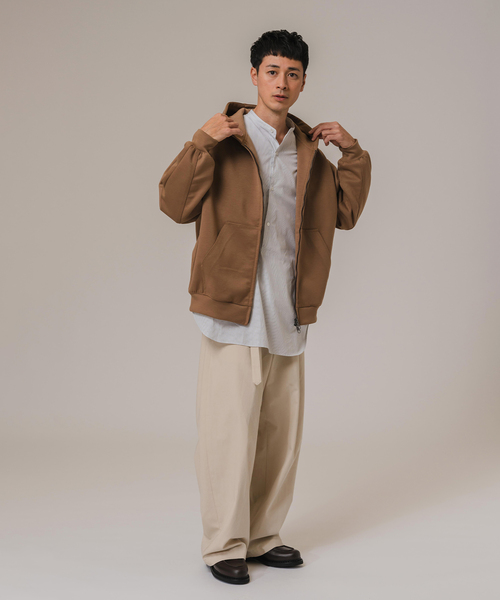 EDIFICE（エディフィス）の「ダブルニット ジップアップパーカー（パーカー・メンズ・ブラウン/グレー/ブラック・LARGE/MEDIUM）」の22枚目の写真