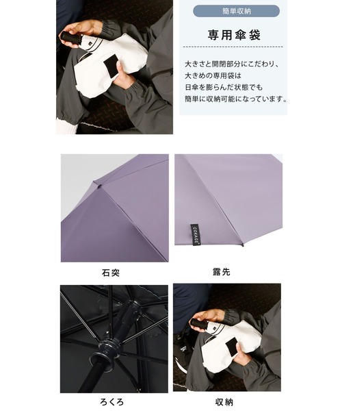 COKAGE+ACTIVE 自動開閉 55cm 折（折りたたみ傘）｜Waterfront