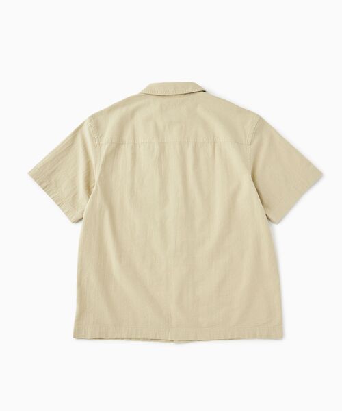 Calvin Klein（カルバン・クライン）の「テクスチャーコットン ショートスリーブ シャツ（シャツ/ブラウス・メンズ・ベージュ・S/XL/M/L）」の7枚目の写真