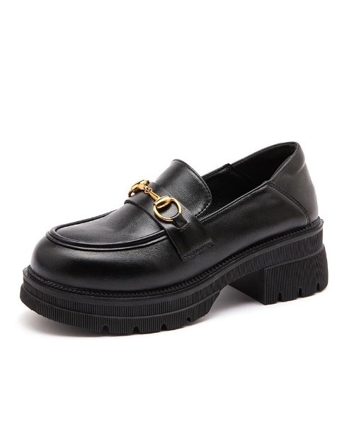 LADY LIKE(レディライク)の「厚底ビットモカシン(ローファー・レディース・ブラック・24.5cm/24.0cm/23.5cm)」の14枚目の写真