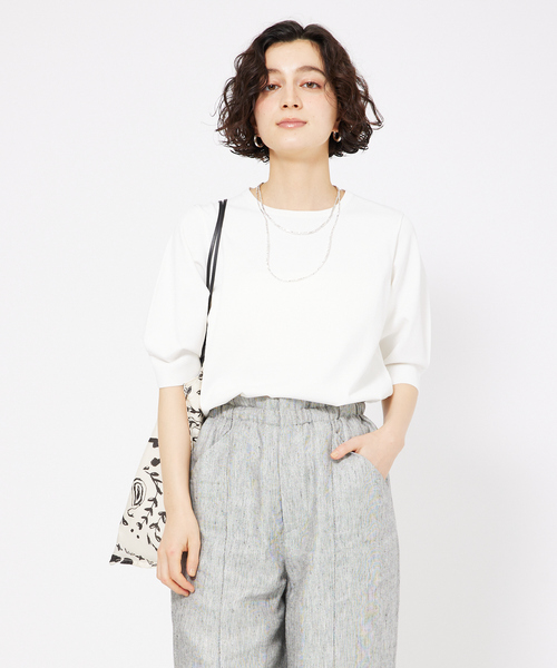 qualite（カリテ）の「【カリテ×マニプリ】サンペイズリーバック（トートバッグ・レディース・グレー/アイボリー・フリー）」の16枚目の写真
