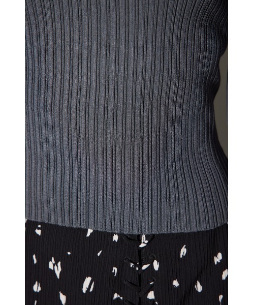 rienda（リエンダ）の「2WAYバルーンニットトップス（ニット/セーター・レディース・ホワイト/ダークグレー/ライトグリーン・FREE）」の15枚目の写真