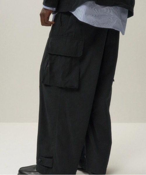 セール】ATON (エイトン)ORGANIC COTTON WEATHER | M-47 CARGO PANTS