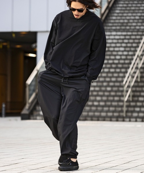 +phenix（プラスフェニックス）の「+phenix(プラスフェニックス)WASHER PANTS ワッシャー素材 アウトドア ナイロンパンツ ロングパンツ(軽量 / 撥水加工)（その他パンツ・メンズ・ワンウォッシュ/カーキ/ブラック・XL/L/M/S）」の8枚目の写真