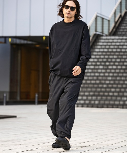 +phenix（プラスフェニックス）の「+phenix(プラスフェニックス)WASHER PANTS ワッシャー素材 アウトドア ナイロンパンツ ロングパンツ(軽量 / 撥水加工)（その他パンツ・メンズ・ワンウォッシュ/カーキ/ブラック・XL/L/M/S）」の9枚目の写真