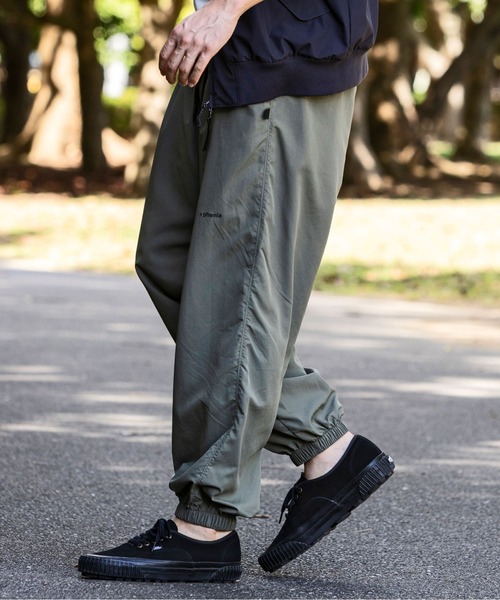 +phenix（プラスフェニックス）の「+phenix(プラスフェニックス)WASHER PANTS ワッシャー素材 アウトドア ナイロンパンツ ロングパンツ(軽量 / 撥水加工)（その他パンツ・メンズ・ワンウォッシュ/カーキ/ブラック・XL/L/M/S）」の11枚目の写真