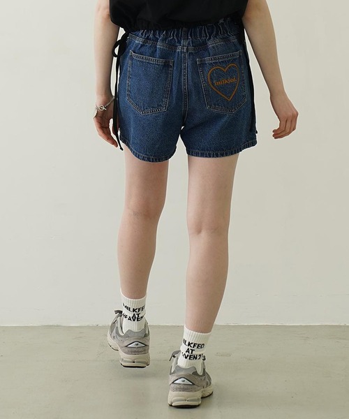 BEP HEART DENIM ショーツ COOPER HEART DENIM SHORT PANTS（デニムパンツ）｜MILKFED