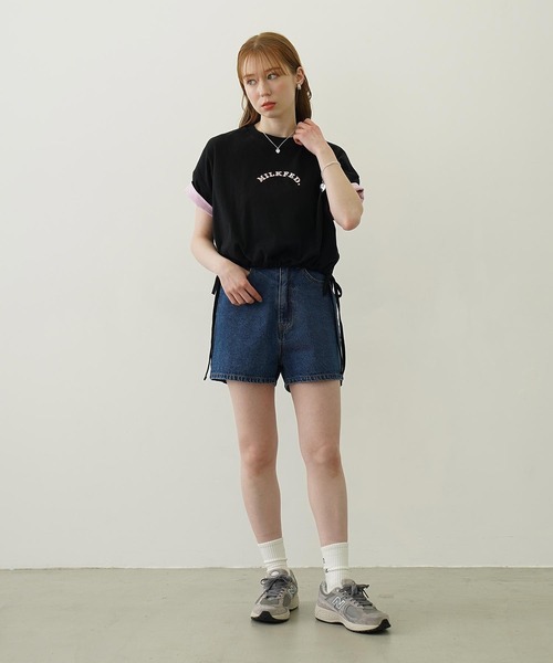 BEP HEART DENIM ショーツ BEP HEART DENIM SHORTS – BlackEyePatch