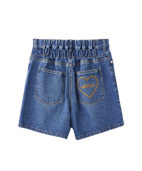 BEP HEART DENIM ショーツ COOPER HEART DENIM SHORT PANTS（デニムパンツ）｜MILKFED