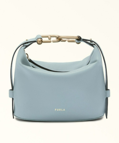 FURLA(フルラ)の「フルラ ヌヴォラ ミニハンドバッグ(ハンドバッグ・レディース・ペールイエロー/ホワイト/グレイッシュベージュ/ライトベージュ/ブラック/ブルーグレー・ONE SIZE)」の3枚目の写真