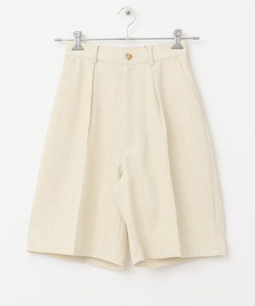 URBAN RESEARCH DOORS（アーバンリサーチドアーズ）の「『セットアップ対応』 ワンタックハーフパンツ（その他パンツ・レディース・ナチュラル/グレー・MEDIUM）」の18枚目の写真