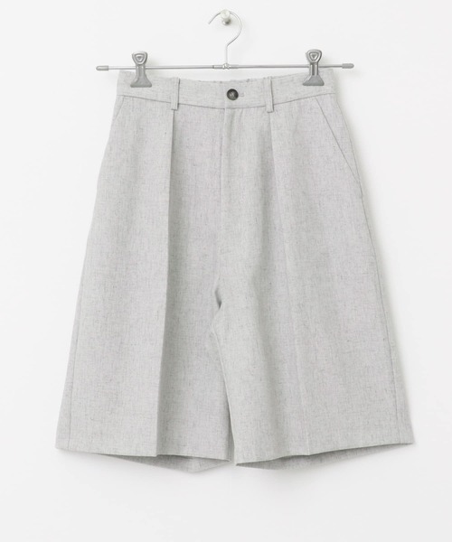 URBAN RESEARCH DOORS（アーバンリサーチドアーズ）の「『セットアップ対応』 ワンタックハーフパンツ（その他パンツ・レディース・ナチュラル/グレー・MEDIUM）」の19枚目の写真