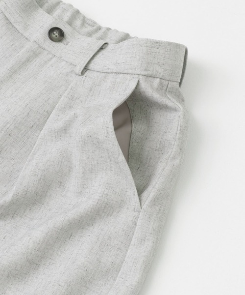 URBAN RESEARCH DOORS（アーバンリサーチドアーズ）の「『セットアップ対応』 ワンタックハーフパンツ（その他パンツ・レディース・ナチュラル/グレー・MEDIUM）」の21枚目の写真