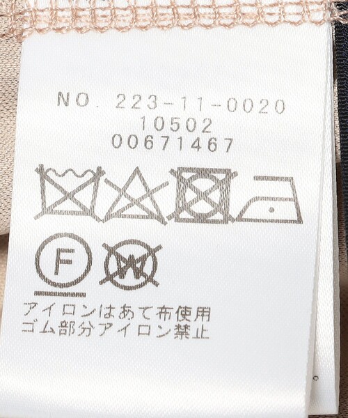 SHIPS Colors(シップス カラーズ)の「SHIPS Colors:オーガンジー ドット パンツ(その他パンツ・レディース・ブラック/ベージュ/ベージュ系その他・ONE SIZE)」の16枚目の写真