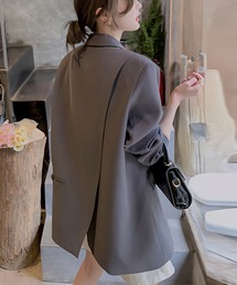 blackdia ocean（ブラックダイヤオーシャン）の「blackdia ocean スリットデザインオーバーサイズジャケット（テーラードジャケット）」