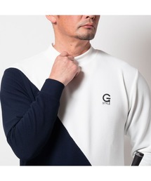 BAYBLO（ベイブロ）の「(SA) ドライ ジャガード 切替配色 長袖 Tシャツ（Tシャツ/カットソー・メンズ）」