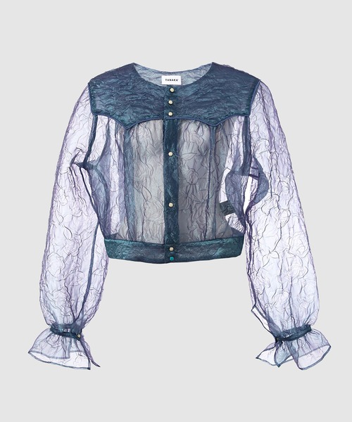 TANAKA(タナカ)の「WESTERN BLOUSE(シャツ/ブラウス・レディース・ラベンダー・S)」の1枚目の写真