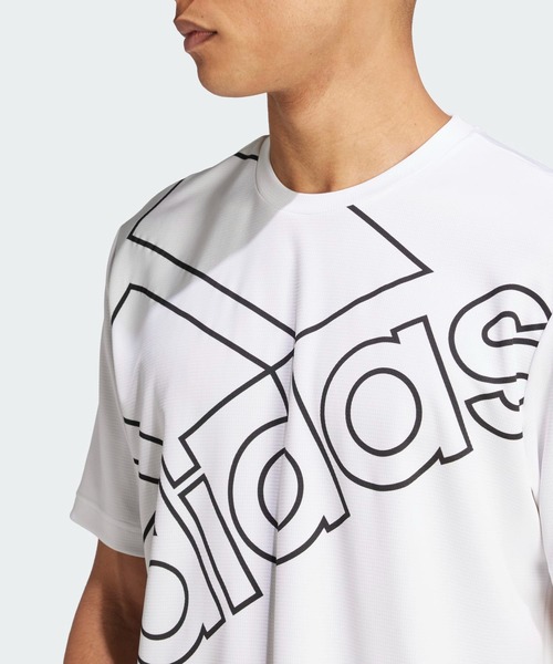 ロゴグラフィック 半袖Tシャツ セール】AEROREADY トレーニング ロゴグラフィック 半袖Tシャツ