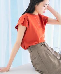 URBAN RESEARCH ROSSO WOMEN | タックスリーブクールタッチカットソー(Tシャツ/カットソー)