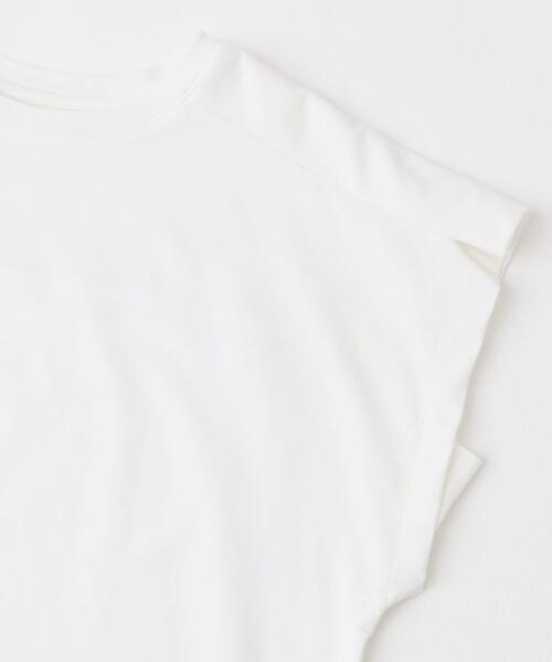 URBAN RESEARCH ROSSO WOMEN（アーバンリサーチ　ロッソ）の「タックスリーブクールタッチカットソー（Tシャツ/カットソー・レディース・ブラック/ホワイト/グリーン/レッド・FREE）」の11枚目の写真